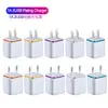 Cargador de teléfono móvil galvanizado Phnom Penh con doble USB de 2,1 A y borde de color. Venta al por mayor transfronteriza.