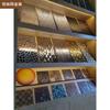 Panel de Fondo de Acero Inoxidable con Ondas de Agua Revestimiento Metálico Panel Decorativo Ktv Espejo Plateado Techo Corrugado Pequeño