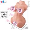 Muñeca no inflable de silicona de medio cuerpo de la isla Happy Buji, molde inverso, famosa copa de avión, productos sexuales masculinos para adultos.