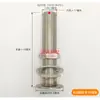 Válvula de drenaje para carrito de vapor para cocinar arroz, salida de descarga de agua, válvula de drenaje del tanque de agua, accesorios de válvula de drenaje para torre de agua de 1/2 pulgada, 3/4 de pulgada, 1 pulgada