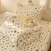 Juego de Edredón de Verano de Cuatro Piezas con Estampado de Dibujos Animados, Edredón Refrescante de Verano, Edredón para Aire Acondicionado, Juego de Cubre Cama, Juego de Ropa de Cama de Tres Piezas para Dormitorio de Estudiantes