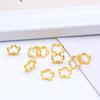 Anillo de cuentas chapado en cobre con retención de color oro real, anillo de amor, anillo redondo de cobre, anillo de cuentas de manga, anillo de cuentas, accesorios con cuentas, accesorios DIY