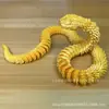 Impresión 3D víbora arte moderno viento modelo juguete serpiente articulación móvil adornos gema víbora venta al por mayor transfronteriza