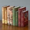 Estilo Europeu Retro Simulação Livro Falso Livro Decorativo Artesanato de Livros Decoração de Casa Sala Modelo Adereços de Fotografia Caixa de Livro Modelo