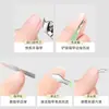 Set de Cortaúñas, Tijeras para Uñas, Limpiaorejas, Pinza para Cutícula, Herramientas de Pedicura, Cortadores Planos y Angulados para Eliminar Cutículas, Set Completo de Manicura