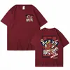Nova Camiseta de Manga Curta Estampada de Cor Pura para o Verão 2025 Camiseta Básica Masculina Meia-Manga Roupas de Casal Europeias e Americanas Mais Vendidas