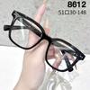 Armazón de Gafas TikTok Trendy TR90 Apariencia Sencilla Personalidad Versátil Unisex Anti Luz Azul Transfronterizo 8612 con Miopía
