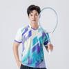 2025 Nuevo Traje de Bádminton Traje de Mujer Primavera Secado Rápido Hombres Voleibol Tenis de Mesa Juego Entrenamiento Uniforme de Equipo Deportivo Impresión