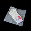 En stock PE CPE Engrosado Transparente Mate Bolsa con Anilla de Tirón Plástico Almacenamiento Ropa Interior Ropa Bolsa con Cremallera Yin y Yang