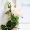 Hidratante mão rosa flor artificial piso rosa arranjo de flores única grama dominante casa falso flor conjunto