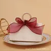 Caja de Dulces Creativa Color Champagne Portátil para Compromiso Boda Caja de Dulces Triangular para Boda Caja de Regalo de Madera para Acompañante de Dama de Honor