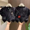 Camiseta de Verano Nueva con Lentejuelas para Bebés y Niños, Manga Corta Estampada, Brillante Llamativa, Tallas Mediana y Grande, Tie-Dye