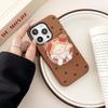Adequado para iPhone 16 Pro Case Criativo Magnético para Celular Duor Duas em Uma Couro Pintado Case para Celular
