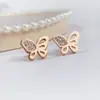 Populares Precio Especial Moda Europea y Americana Dulce y Fresco Simple Acero de Titanio Personalizado Versátil Transfronterizo Alta Calidad Conservación del Color Pendientes para Mujeres