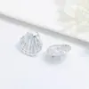 Pendientes de Temperamento de Moda Retro Ins Simples Transfronterizos Europeos y Americanos Personalidad Nicho Diseño Único Forma Irregular Pendientes para Mujer