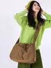 Bolso Grande de Mujer 2025 Otoño Estilo Perezoso Bolso de Hombro Cruzado Único Estilo Mori Bolso Tote para Viajes de Trabajo Deportivo