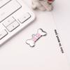 Colgante de Placa de Identificación Metálica Transfronteriza para Perro Colgante para Collar de Mascota Colgante de Hueso de Aleación de Zinc Placa de Identificación Grabada