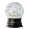 Enfeites Personalizados de Bola de Cristal de Resina, Globo de Neve Arquitetônico Criativo Estilo Europeu, Queda de Neve Automática Luminosa, Decoração de Feriado