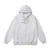 Chalecos de otoño e invierno overoles con logo personalizado versión pesada súper suave de otoño hombro chalecos de tendencia nacional sudadera con capucha y cremallera al por mayor