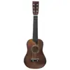 Pequena Guitarra Infantil 25 polegadas Guitarra de Madeira Linden Madeira Guitarra Pequena de Madeira Seis Cordas Brinquedo Infantil para Iniciantes Fábrica de Instrumentos Musicais