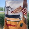 Manta Personalizada Estilo Americano para Acampar en Tienda, Manta para RV, Exterior, Picnic, Tejido de Hilo, Estilo Camping, Mantel, Tapete para Césped
