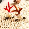 Presilhas de Cabelo de Antler de Pele Falsa de Natal Mais Vendidas Transfronteiriças, Presilhas de Floco de Neve de Pelúcia para Festas de Natal, Atacado em Estoque