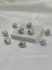 Perla Mabe Tianyu Barroca Imitación Japonesa Alto Brillo Bombilla Pequeña Espejo Agujero Recto Accesorios de Perlas DIY Shijia