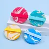 Esponjas Redondas de Cojín de Color Mixto Hechas a Medida de Fábrica, Transfronterizas, Ultra Suaves, No Absorbentes de Polvo, Adecuadas para Uso Seco y Húmedo, Se Pueden Imprimir con Patrones de Logotipo