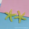 Lantejoulas Transparentes, Enfeites de Resina Estrela-do-Mar, Pacote de Material DIY Artesanal Cola Creme Simulada, Pequenos Acessórios de Enfeites Estrela-do-Mar