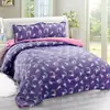 Manta de Franela Manta para Siesta Manta Suave de Coral Fleece Suministro Colcha Colcha de Aire Acondicionado Sábana Cálida Doble Capa