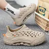 Zapatos Populares para Senderismo, Un Zapato para Dos Usos, Nuevo Modelo de Verano, Secado Rápido, Transpirables, Antideslizantes, Sandalias para Senderismo y Vadeo de Agua para Hombres