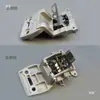 Suporte para placa de agulha para máquina de costura Li Gen / Cheng Fu La Fu, 76mm, versão em liga de alumínio espessada e alongada com tampa de clipe protetora