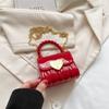 Bolsas Infantis 2024 Nova Moda Bolsa Jelly Fofa Bolsa de Mão Estilo Ocidental Corrente Menininha Transversal de Ombro