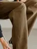 Jeans Casuais Retrô Lavados de Sarja Grossa Peso Pesado Masculino 2025 Primavera Novos Calças Retas Pequenas