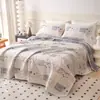Capa de colchão macia de gaze de seis camadas para mãe, bebê, cama infantil, lençóis de dormitório de solteiro, colcha ampliada de cama de casal, tatame