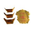 Fábrica de atacado 10.002 lingotes de ouro papelão duro quinhentos e dois lingotes de ouro queimando papel semi-acabado suprimentos de sacrifício de cabelo