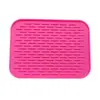 Tapete Drenante para Pia de Cozinha Tapete de Silicone para Mesa de Jantar Tapete Filtro para Copo de Água Tábua de Corte Fixa Antiderrapante Anti-Escaldante Panela Doméstica Tapete de Isolamento Térmico