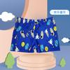 Bañador tipo bóxer para niño con cordón ajustable, talla pequeña y mediana, para buceo en aguas termales, cómodo y elástico.