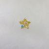 1,5cm Glitter Dourado Brilhante Estrela de Cinco Pontas Coração de Pêssego Materiais para Decoração de Unhas DIY Acessórios para Presilha de Cabelo Infantil Coração de Amor