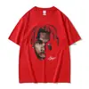 Camiseta Oversize Hip Hop Lil Baby Regular Hombre Vintage Rap