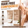 Comercio exterior transfronterizo amigable con la piel extracto de coco hidratante eficaz depilación suave crema depilatoria de coco sedoso 60g