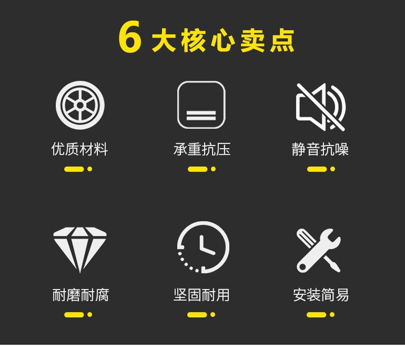 PU灌注重型轮