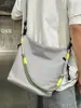 Bolso ligero y versátil de nailon para mujer, nuevo bolso casual cruzado y de hombro 2026, bolso tipo cubo súper popular para primavera y verano