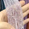 Nuevas cuentas redondas de 2-3 mm piedra natural turmalina calcita cristal de té piedra uva cuentas sueltas pulsera diy joyería al por mayor