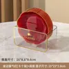 Mini Plato Transparente con Forma de Hueso para Mascotas, Vajilla, Juego de Platos para Uso Doméstico en la Sala de Estar, Adecuado para Bocadillos, Postres y Frutas, con un Estilo de Lujo Ligero