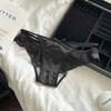 Encanto ins hueco ~ Ropa interior sexy de encaje para damas francesas entrepierna de algodón niña transpirable puro calzones de cintura baja
