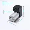555 Bomba de Vacío Eléctrica Miniatura CC 12V Bomba de CC con Escobillas Bomba de Vacío Pequeña con Ventosa de Succión Bomba de Diafragma
