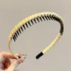 Diadema Dopamina Dentada Estilo Coreano para Mujer, Adecuada para Uso Diario, Diadema Antideslizante de Corona Alta que No Aprieta la Cabeza, Pinza para el Cabello Accesorio para el Cabello