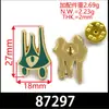 Broche Metálico de Sentido Avançado Conjunto de Ferragens Estilo Ins Insígnia da Escola Zhi Pingente de Emblema Cauda de Borboleta Banhada Broche de Terno Removível