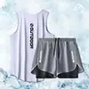2025 Nuevo Verano Seda de Hielo Transpirable Ropa de Entrenamiento Traje Deportivo Fitness Camiseta sin Mangas Baloncesto Running Speedo Gimnasio